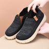 New old Beijing cloth shoes breathable and comfortable women's shoes non-slip one-pedal mesh breathable flat-soled single shoes
