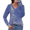Women Long Sleeve Tops Dressy Casual V Neck Tshirts Basics Tee Vacation Fall Fashion Clothes