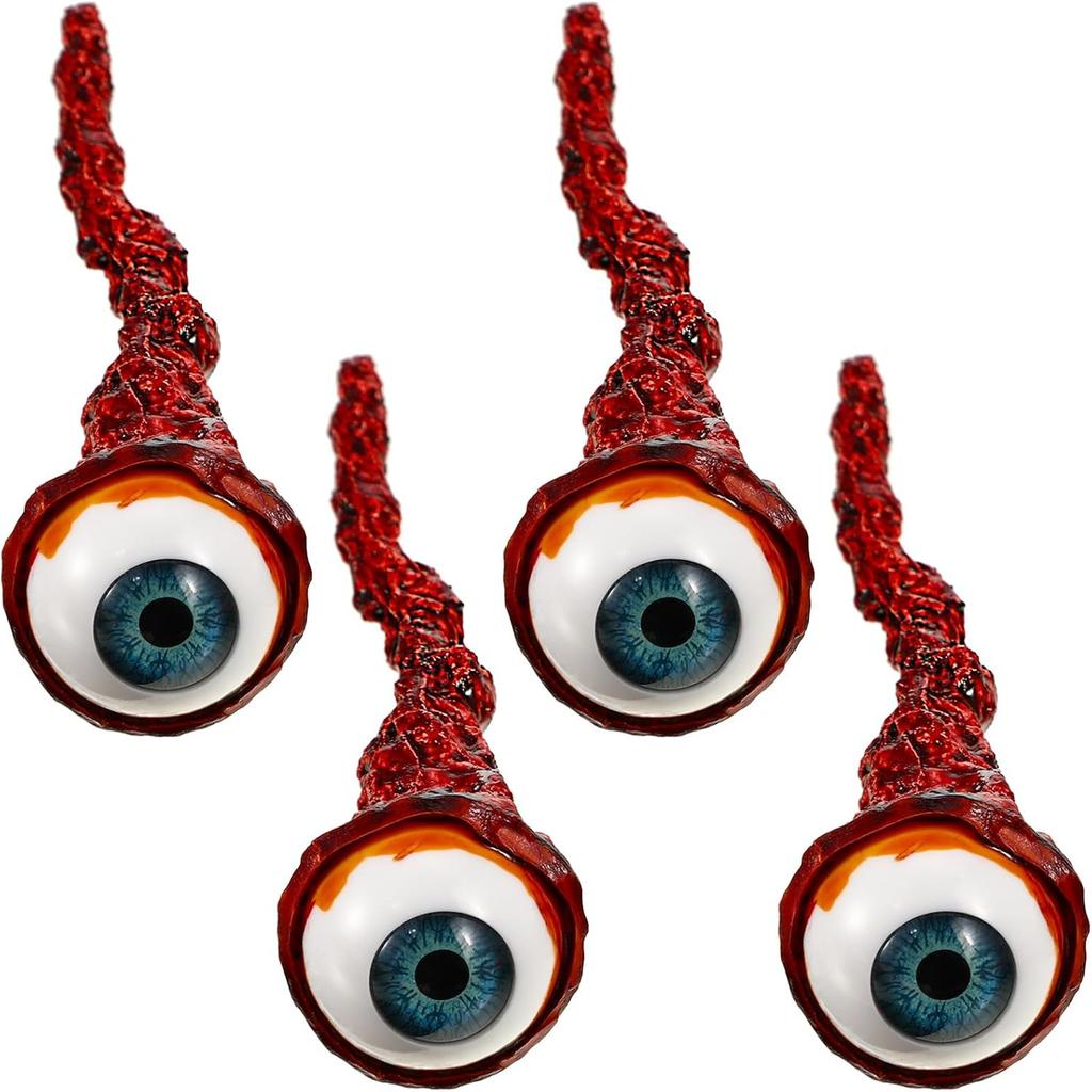 Halloweenové falešné oční bulby Vykulené oční bulby Rekvizita Realistické hrůza Realistické krvavé simulované oční bulby pro Halloweenskou párty