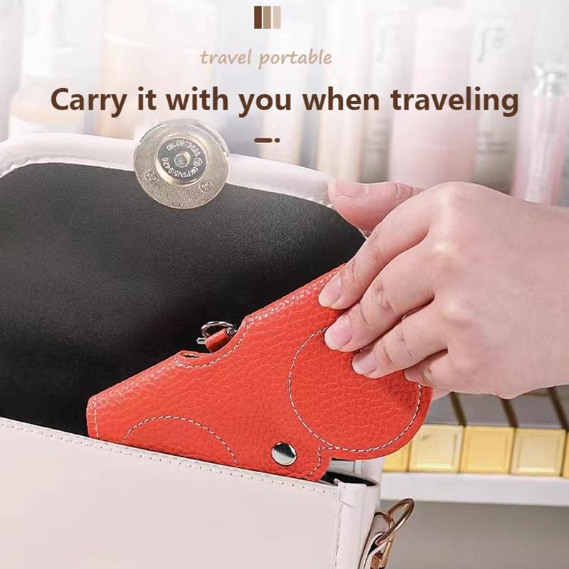 Glasses Protective Cover Creative Hanging Leather Sunglasses Reading Glasses Storage Bag Portable Travel Eyewear Holder