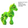 3D Printed Horse Fidget Toy Pony Figurine with Movable Joints Flexible Articulating Animal Model Statue Decoration Ornament