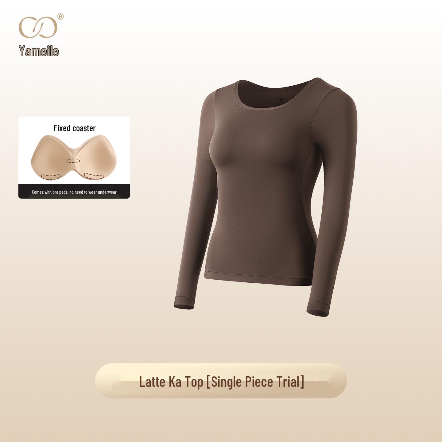 

Yameile Camellia Thermal Shaping Base Layer with Built-in Bra Pads L (106-130 lbs)