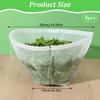 8 PCS Cheese Cloth Bag for Straining, Bowl-shaped Nylon Mesh Strainer Bag, Nut Milk Yogurt Strainer, Reble Fine Mesh Cheesecloth for Straining