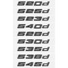 For BMW 5 Series E39 E60 E61 F10 F11 G30 520d 523d 525i 528i 530i 535i 540i Car Styling Trunk Letter Emblem Rear Lid Logo Black RR8