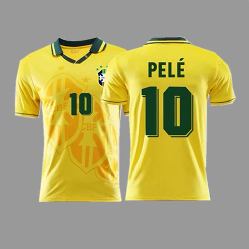 Frankreich Argentinien Deutschland Brasilien Nationalmannschaft Retro Trikot Fußballtrikot Klassisch Nostalgische Replik Thailändisches Trikot