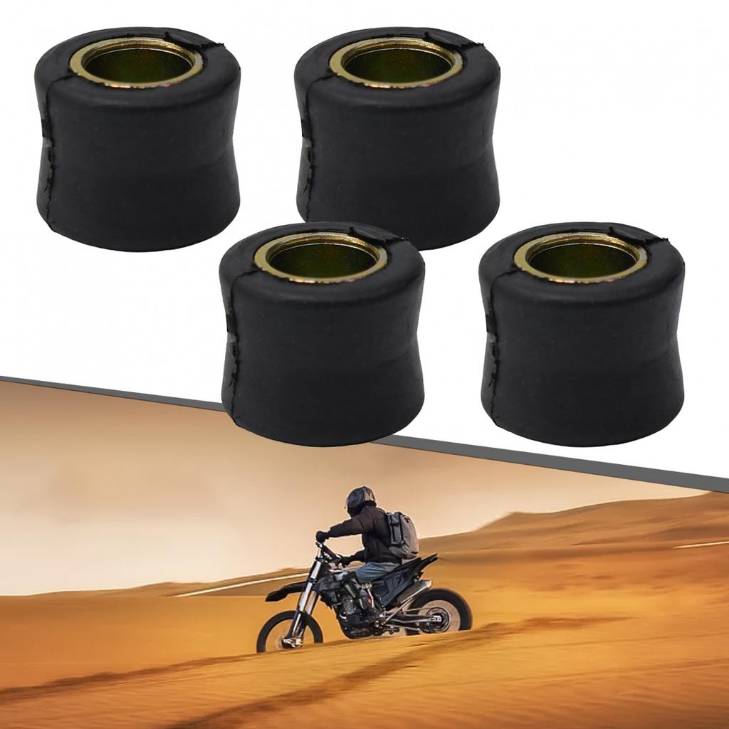 Shock Absorber Rubber Bushing 2/4pc Set Motorcycle Rear Suspension