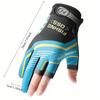 Fishing Cycling Gloves Men Summer Three Finger Cut Gloves for Fishing Sun Protection Male Anti-Slip Drive Breathable Thin Gloves