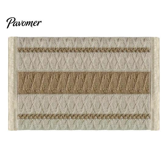 Farmhouse Fabric Placemats Bohemian Fringed Placemat Soft Cotton Linen Vintage Jacquard Machine Washable for Home Dining Table Decoration