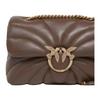 PINKO Sheepskin Crossbody Bag, Shoulder Bag Regular Large Size Women's Brown 100038-A1EX-L74Q