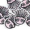 10Pcs Embroidered Design Embroidery Patches Strong Adhesive Iron On Patches Cloth Stickers  For Hats