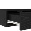 Bed Drawers Black Oak Effect 180 x 36.5 x 16.5 cm