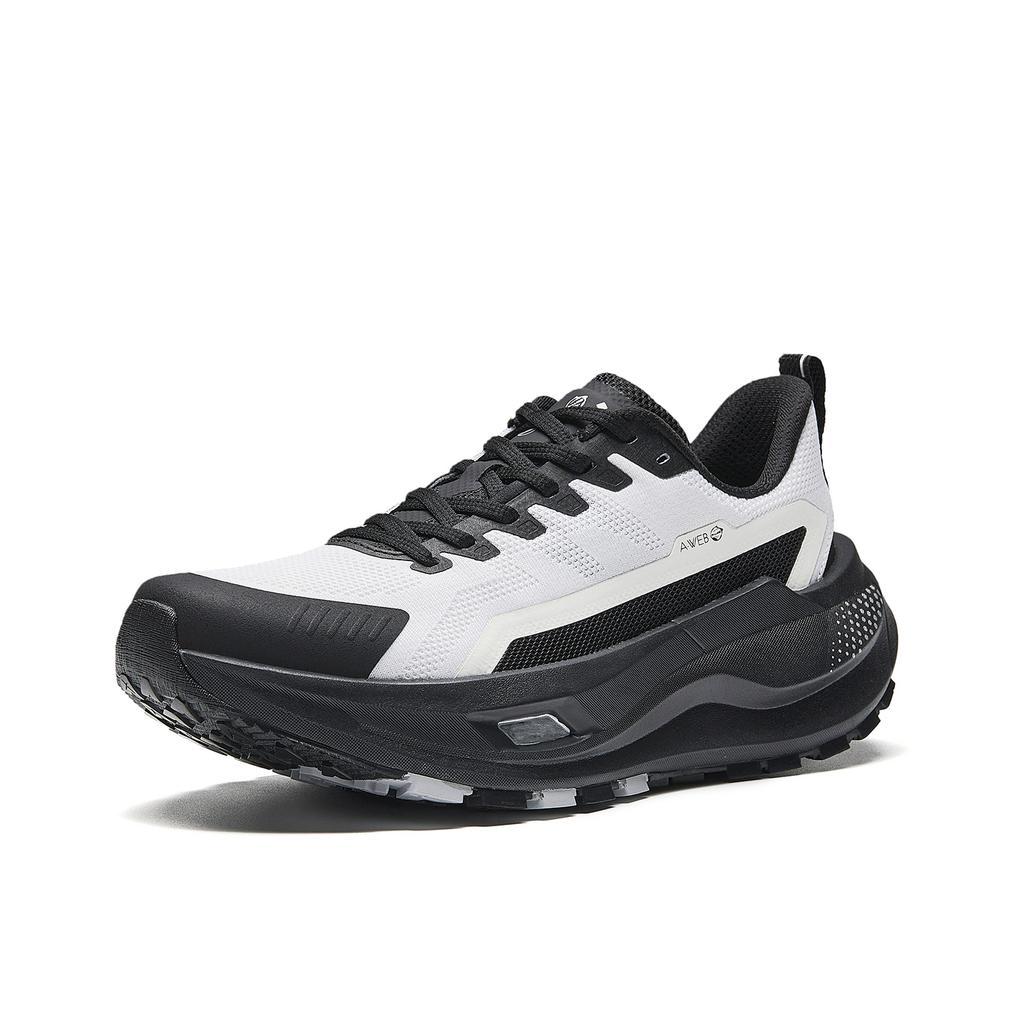 Anta Kunlun Comfortable Low top Outdoor Shoes Men's White Black 912616669-5