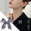 European and American Luxury Rhinestone Bow Brooch 