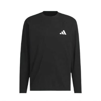 Casual Comfortable Pullover Long Sleeve T-Shirt Men Tops Black JY6944