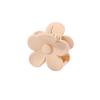 4cm Milk Coffee Hair Claw Clip - Frosted Small Shark Clip for Women's Updos