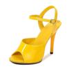 Fashion Designer female sandals sexy super high heels 11CM high night club transparent sandals sexy shoes large shoes