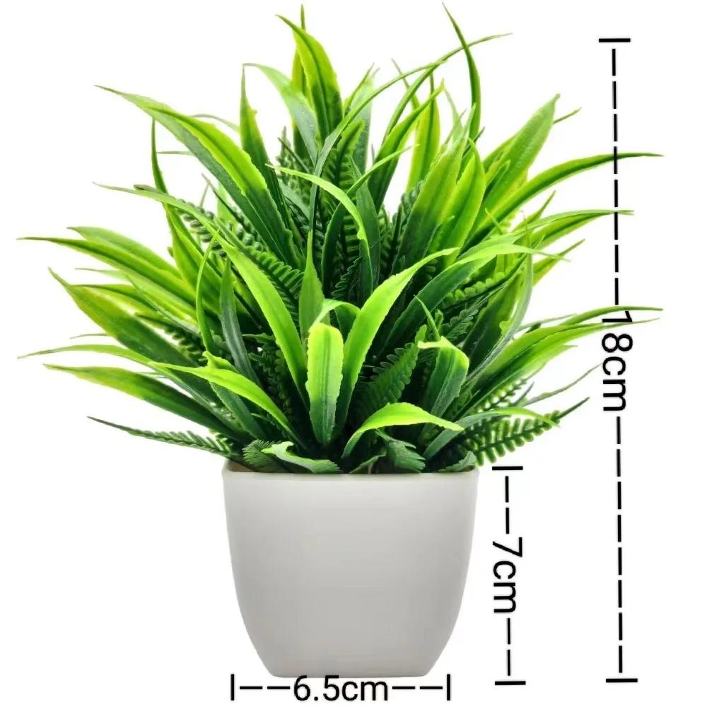 

New Fake Potted Flowers False Plants Table Decor Artificial Flower Bonsai Potted Ornaments Home Garden Decor