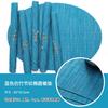 Nordische effen kleur bamboepatroon PVC placemat Teslin ovaal westerse eettafelmat antislip eettafelmat warmte-isolerende mat