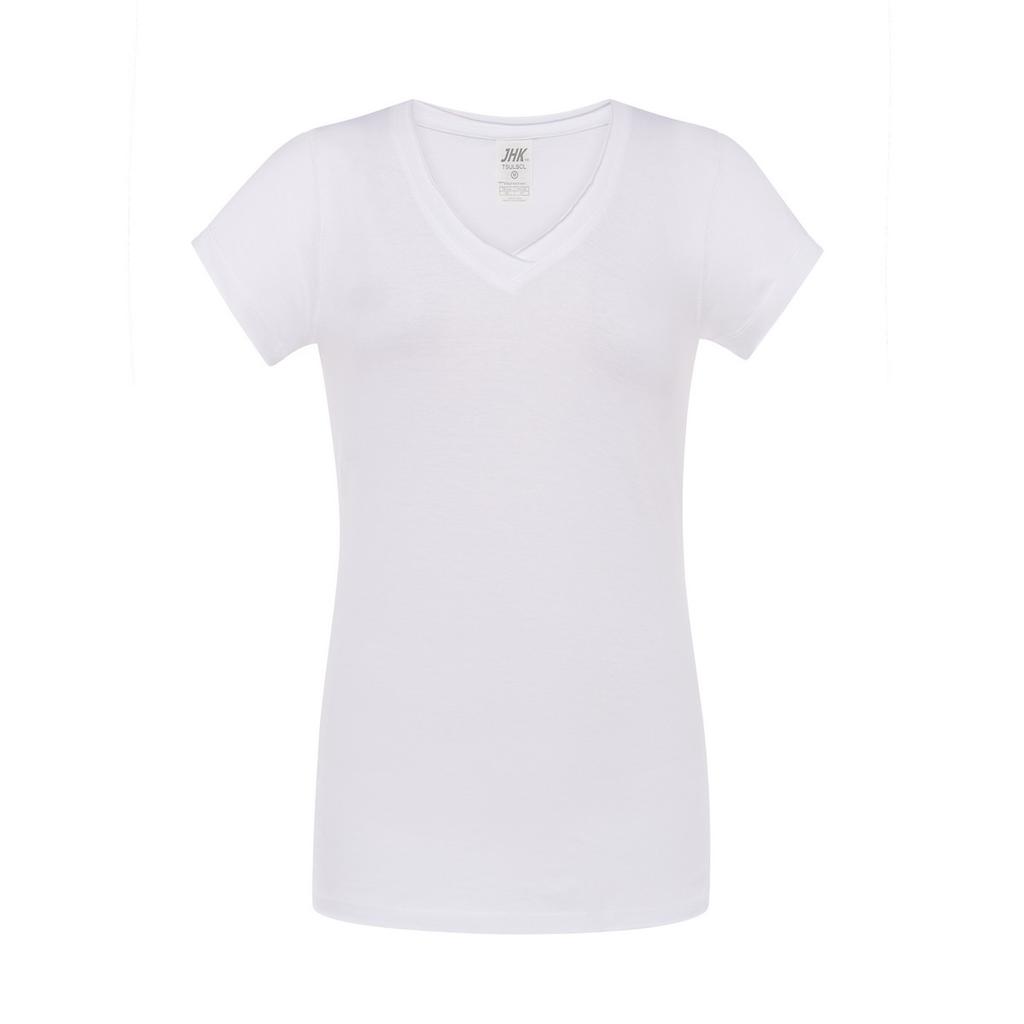 JHK Womens/Ladies Sicilia V Neck T-Shirt