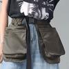 Adjustable Waistband Apron Waist Bag, Multifunctional Fanny Pack with Zipper Pockets, Waterproof Oxford Cloth Travel Running Hiking Bag, Small