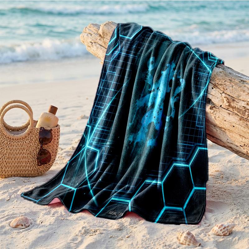 Asciugamano da Spiaggia in Microfibra con Stampa Chelsea FC Asciugatura Rapida Assorbente Grande Asciugamano per Spiaggia Nuoto Viaggio