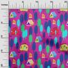 oneOone Cotton Flex Fuschia Pink Fabric Camping Craft Projects Decor Fabric Printed By The Yard 40 Inch