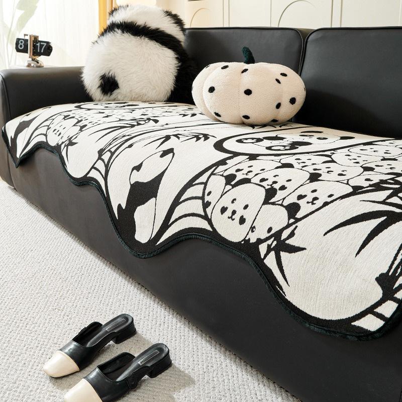 

Irregular Shaped Light Luxury Chenille Sofa Towel Non Slip Couch Covers Sofa Mat Seat Pad for Living Room Straight Sofa Cover 90x70cm for arm back