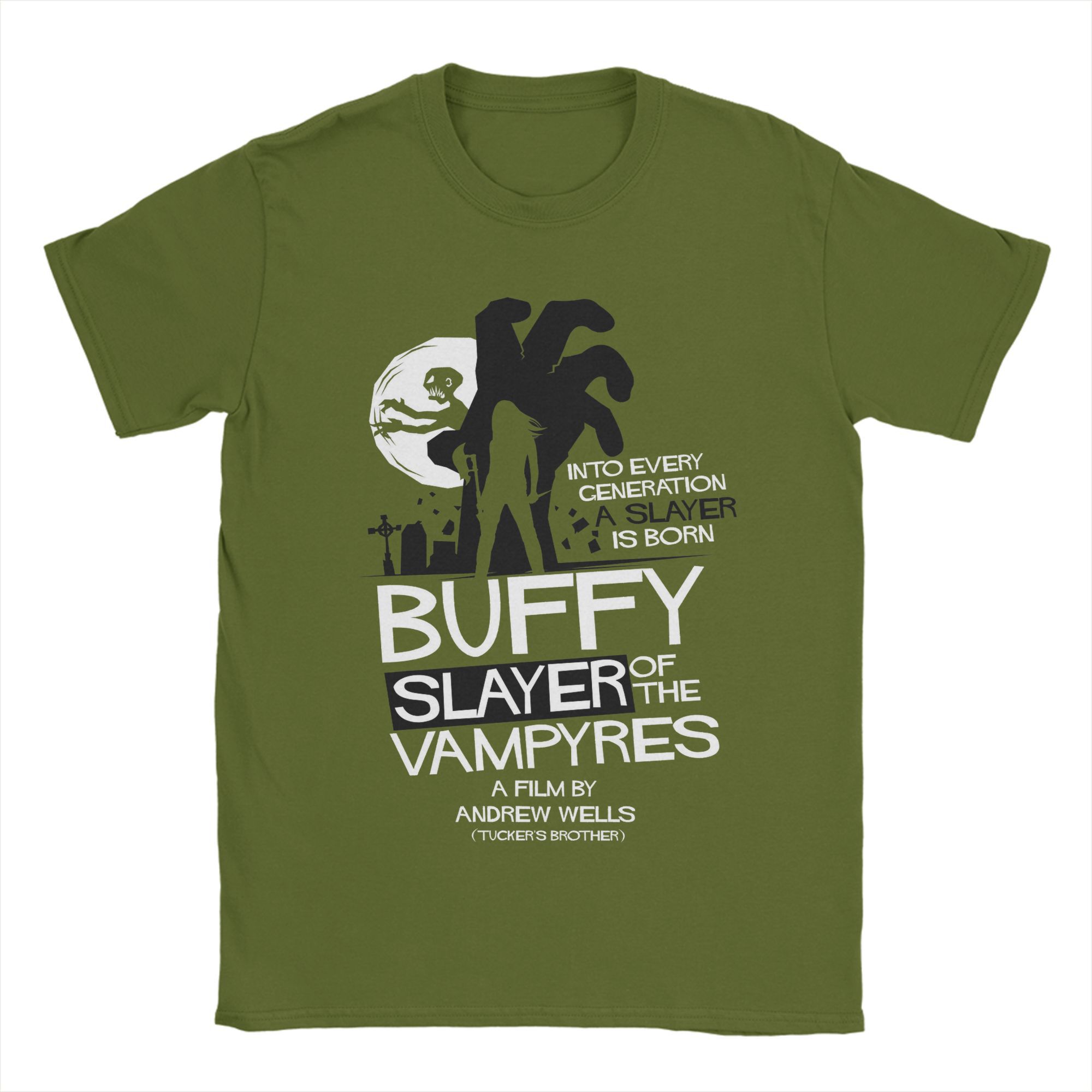 

Buffys The Vampire Slayers T Shirts Men Cotton Funny T-Shirts Crewneck Tee Shirt Short Sleeve Clothing 4XL 5XL 6XL 4XL