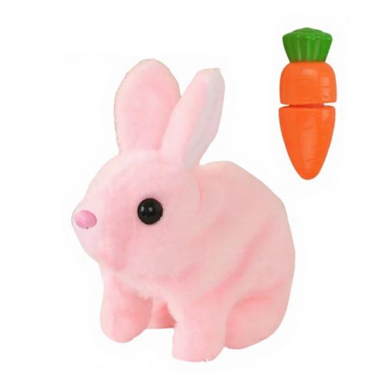 1/3Pcs Electric Plush Bunny Toy with Carrot Interactive Shaking Ears Jumping Rabbit Plushie