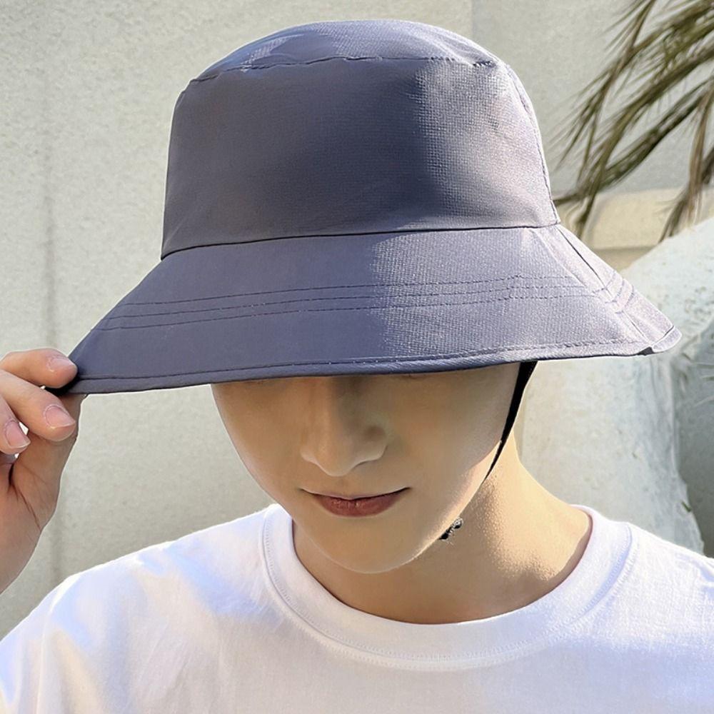 Breathable Outdoor Beach Hat Fashion Sun Protection Cap Simple Fisherman Hats  Fishing