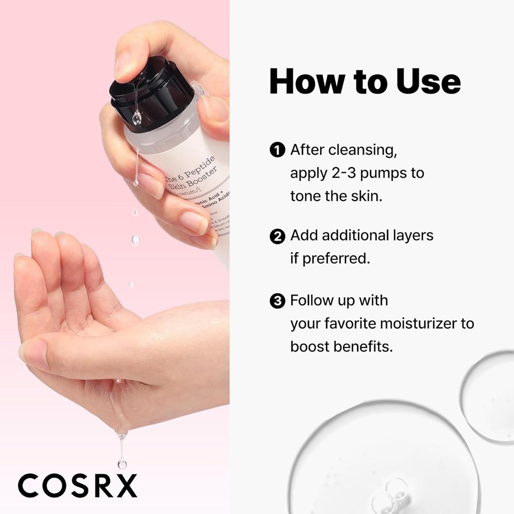 COSRX The 6 Peptide Skin Booster Serum 150ML+30ML Anti-Aging Hydrating Korean Skincare