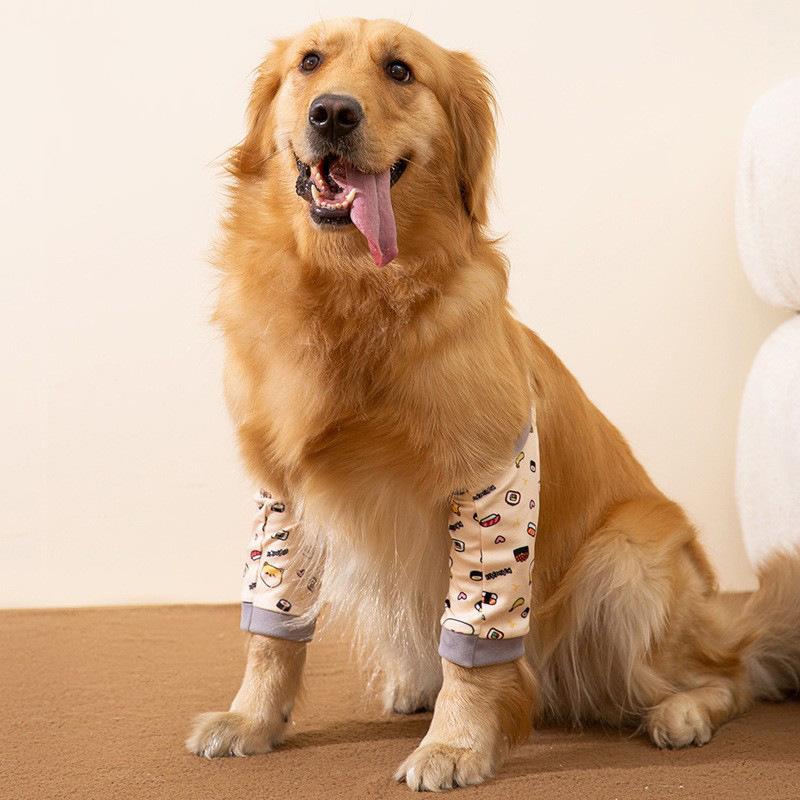 Pet Knee Pads Elbow Pads Dog Joint Surgical Protective Cover Golden Retriever Shiba Inu Medium Large Dog Anti-wear and Anti-dirty Leg Cover