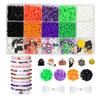 Halloween Bead Jewelry Making Kit for Bracelets with Pumpkin - DIY Set