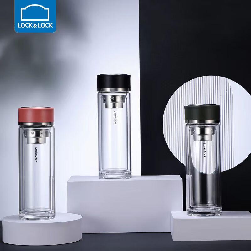 LocknLock Double Wall Glass Tea Cup