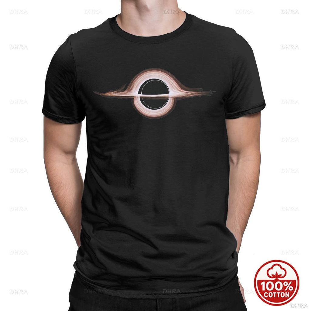 Unisex Black Hole Graphic T Shirts 100 Cotton Clothes Funny Short Sleeve Oneck Movie Fans 2026 Summer Loose Soft Sport Tshirts