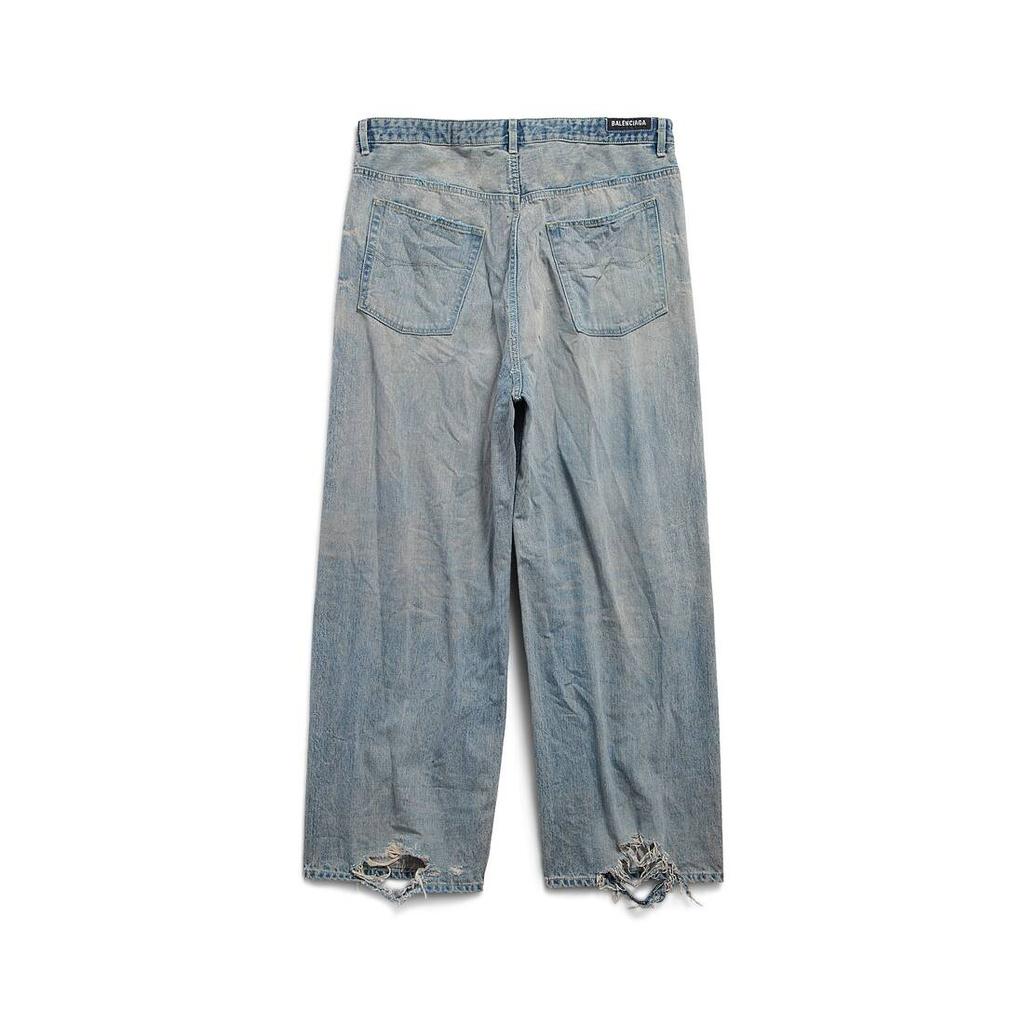 Balenciaga SS24 Jeans Loose Fit Unisex Light Blue 786643TQW556379