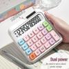 Dopamine Color Series Multifunctional Calculator with Flexible Keyboard - Stylish Office & Internet Celebrity Design.
