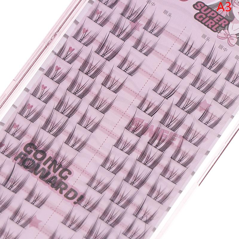 Diy Clusters Eyelash Extension Mix Dovetail Individual Lashes Volume False Eyelashes Natural Segmented Eyelash Bundles Makeup