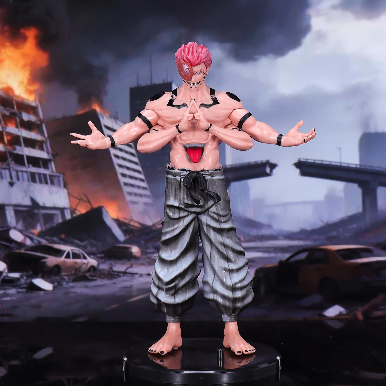 

JJK Sukuna action anime figure Collectibles figurine display pieces anime figurines Xmas gifts great for daily use разноцветный