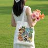 City Illustration Canvas Tote Bag