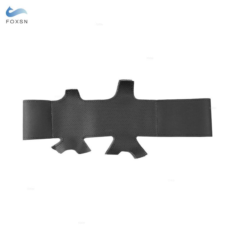 Car Accessories Black Perforated-Microfiber Leather Steering Wheel Cover Trim For VW Golf 4 MK4 1998-2004 Passat B5 1996 - 2005