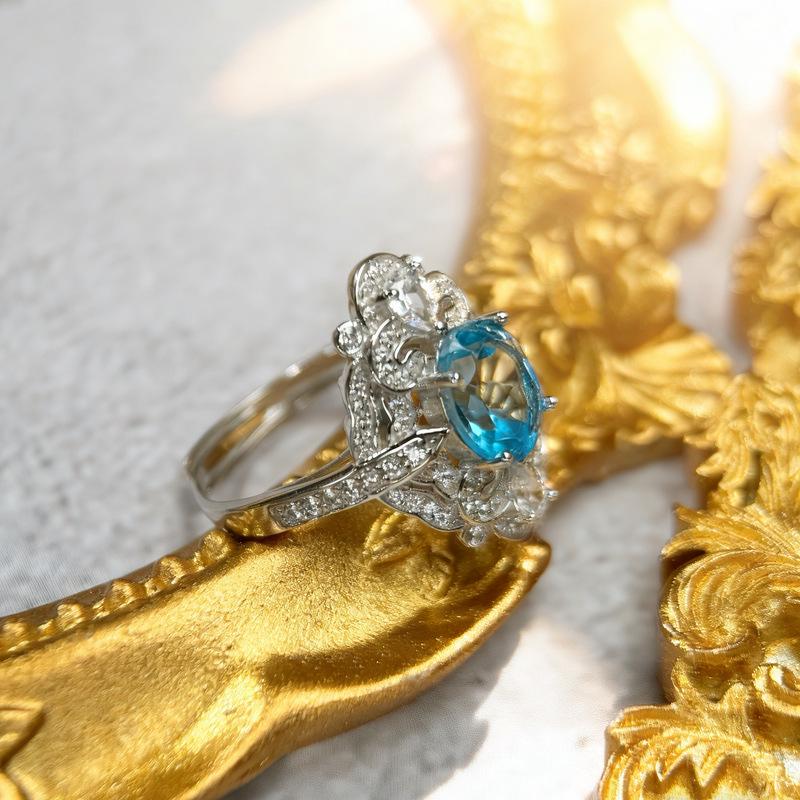 Eleganter Kristallring im Influencer-Stil - Verstellbarer Luxusschmuck