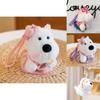 Lovely West Highland Terrier Plush Doll Keychain Super Soft Toy Perfect For Gifts