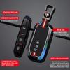 Interior Mouldings 7 Buttons Zinc Alloy Silicone Car Key Case Cover for Kia 2022 Sportage 2023 Niro Hybrid 2021 Sorento MQ4 2022