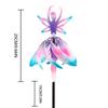 2025 Magical Kinetic Metal Windmill Spinner Unique Fairy-Ballerina Wind-Spinner Handcrafted Metal Garden Art Angel Ornament