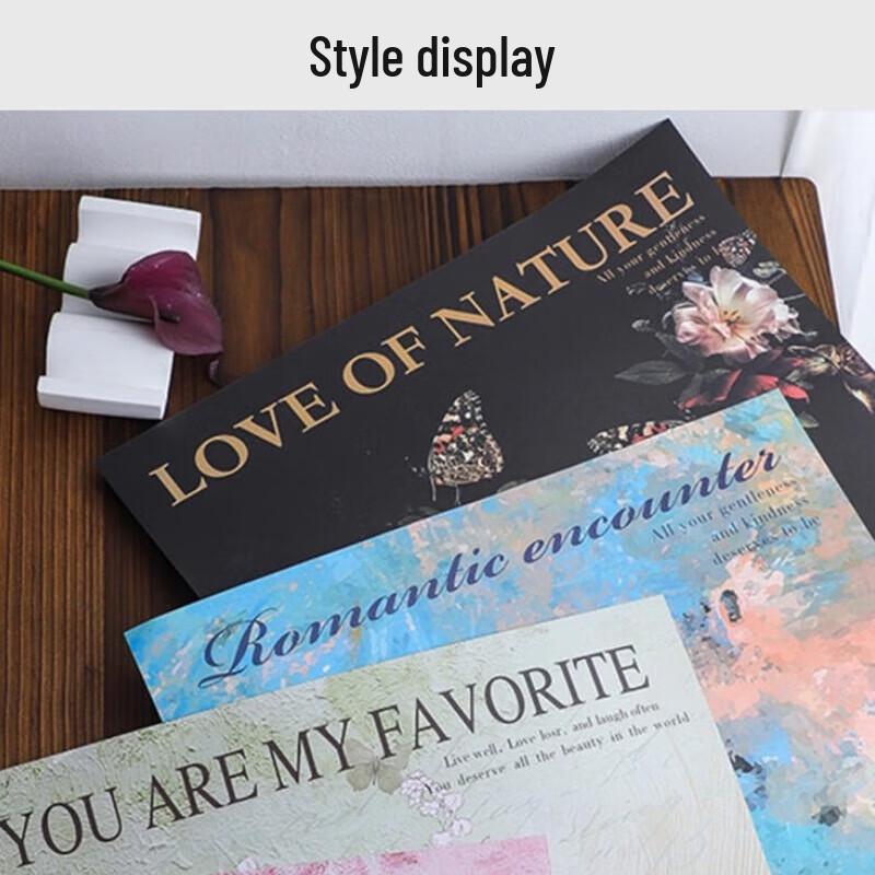Saint Belle Poetic Flower Sea Floral Wrapping Paper