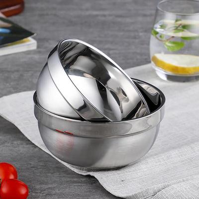 Churongchu 304 Stainless Steel Double-Wall Insulated Bowl