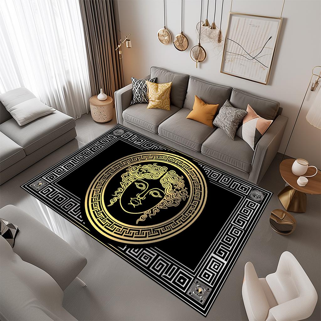 Modern Luxury Style CARPET FOR LIVE ROOM Fashion Design Big Size Rugs Cloakroom Non-slip Floor Mats Bedroom Bedside Soft Carpets