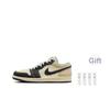 Air Jordan 1 Low SE Coconut Milk Black Men Sneakers Cream Muslin Team-Gold HQ3437-101