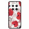 6.71" For Honor Magic8 Pro 5G Case 3D Emboss Relief Flower Black Silicone Soft Back Cover Case For Honor Magic 8 Pro Case Shells